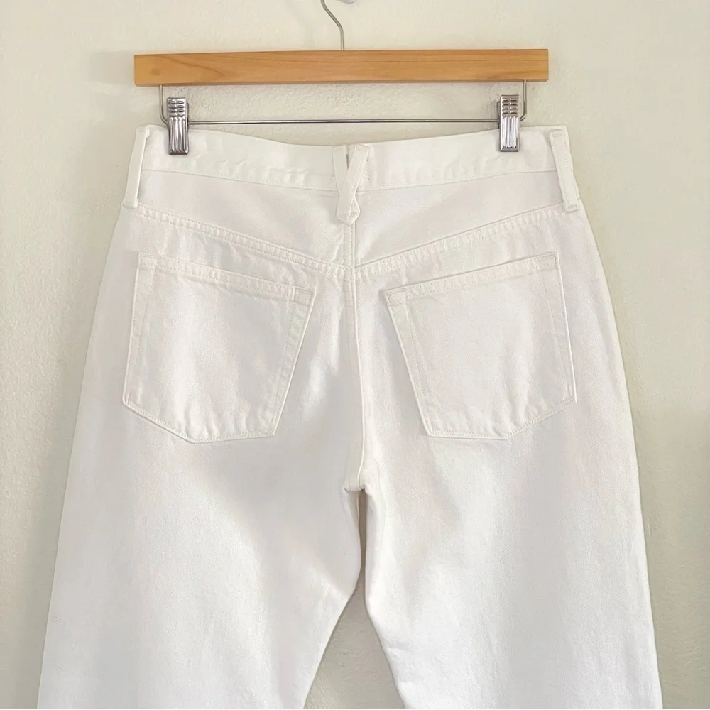 NWT J. Crew Slouchy Boyfriend Jean White 26 Petite